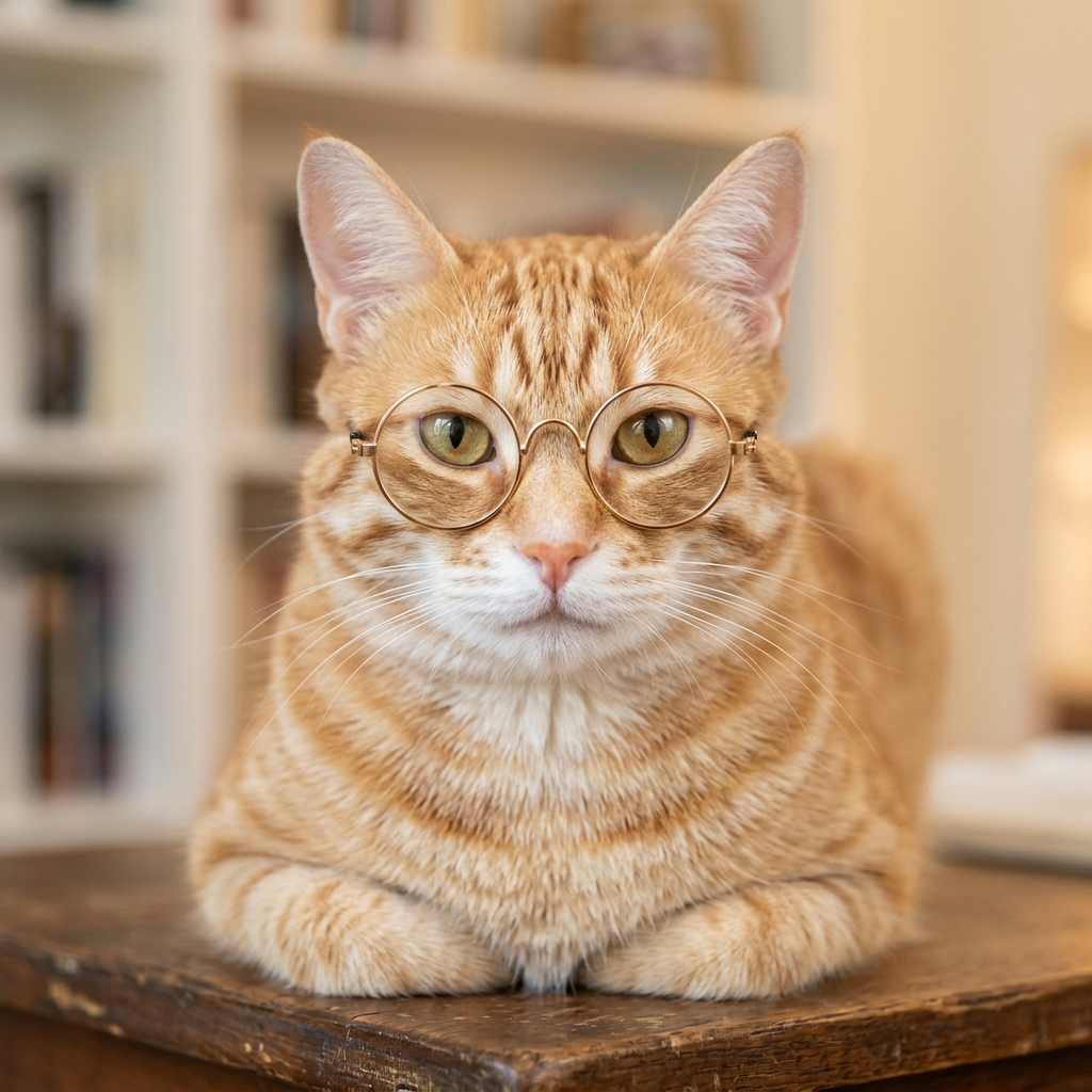 Fermat the Orange Tabby Cat